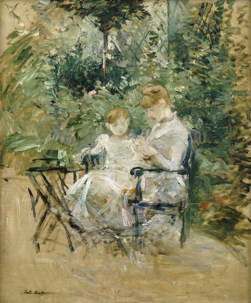 I hagen; I hagen, ca. 1885 av Berthe Morisot