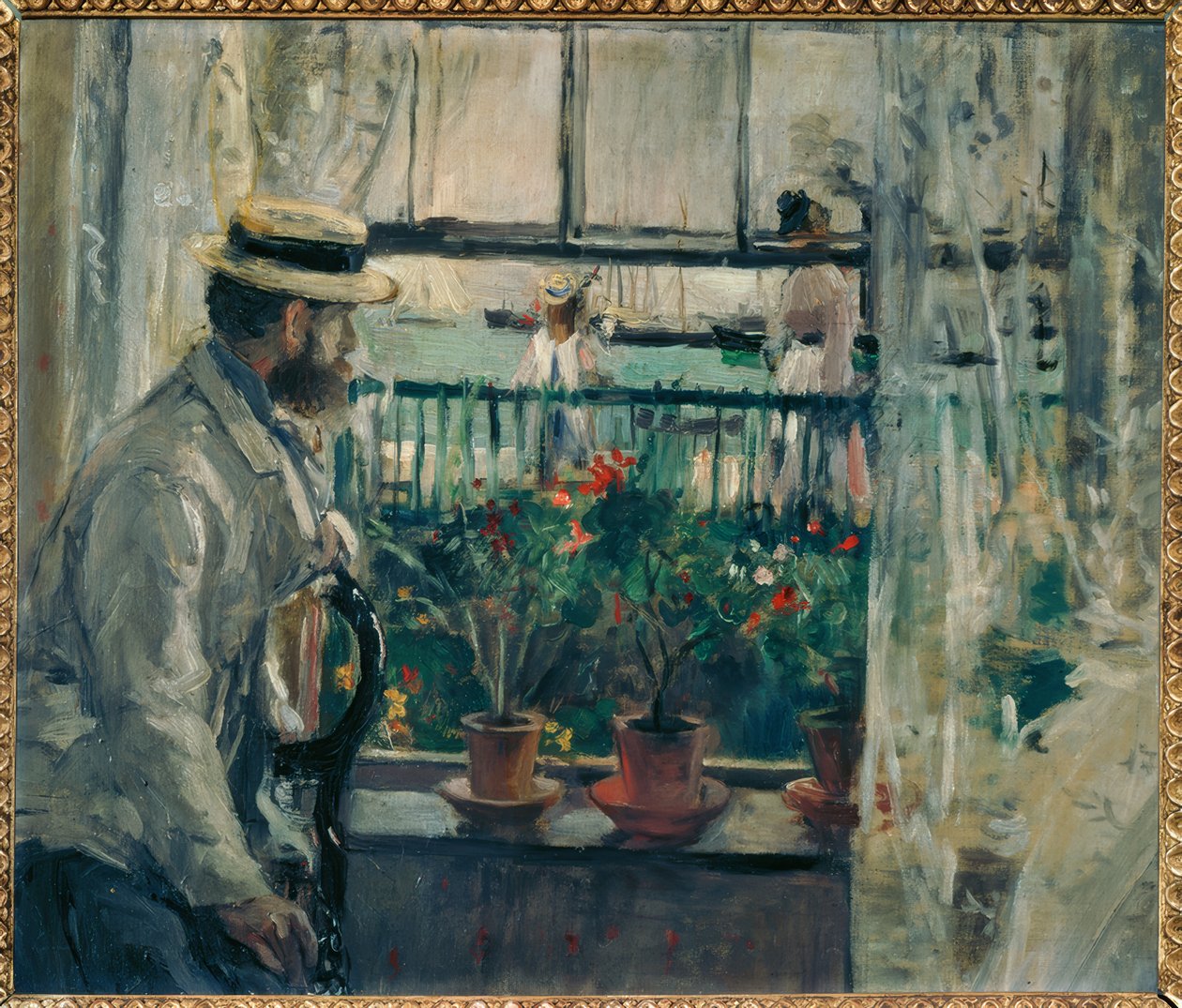 Interieur, Isle of Wight av Berthe Morisot