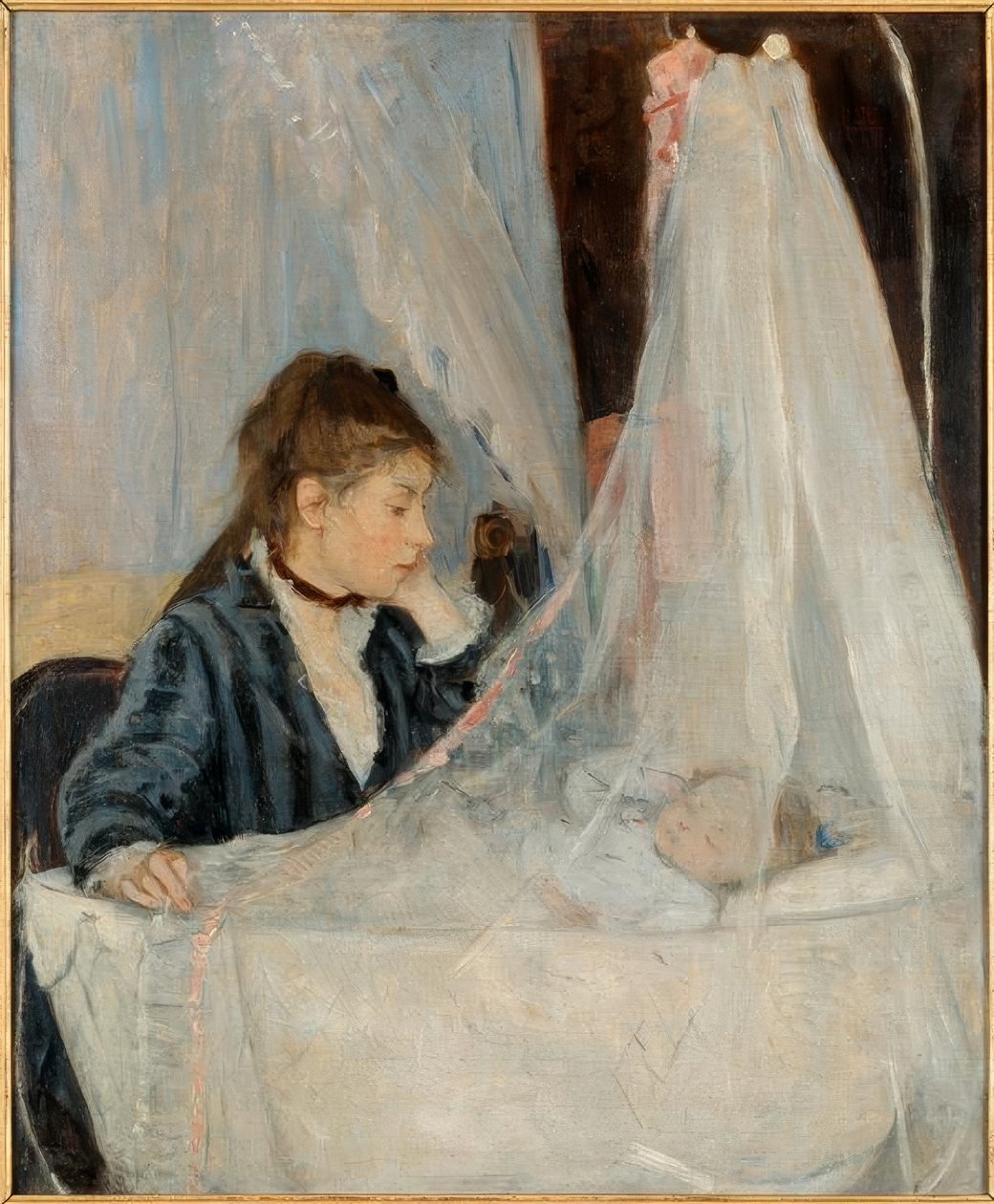 Vuggen av Berthe Morisot