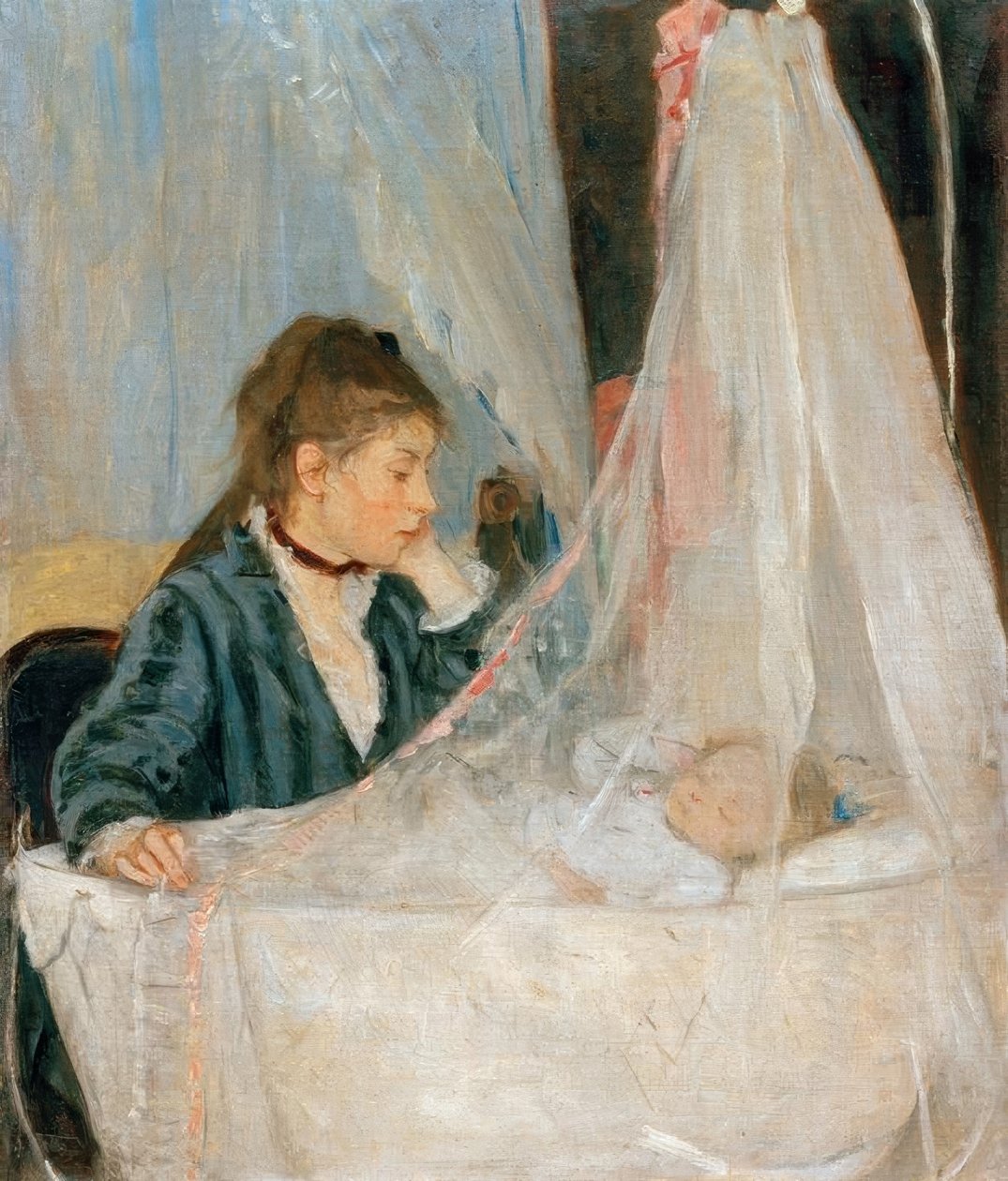 Vuggen av Berthe Morisot