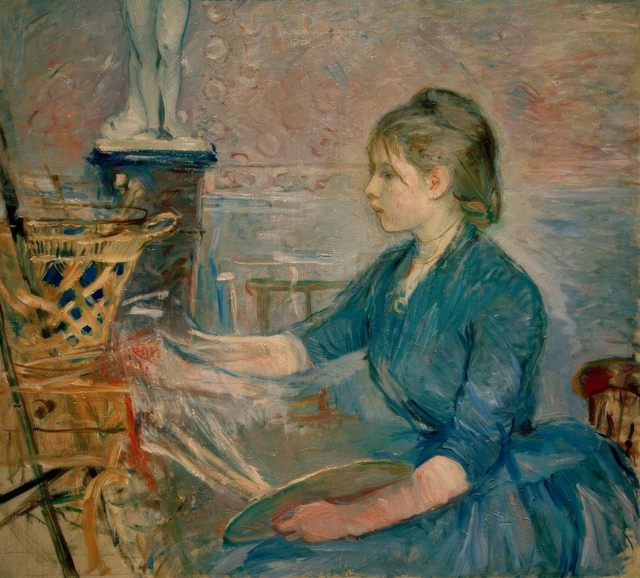 Paule Gobillard-maleri av Berthe Morisot