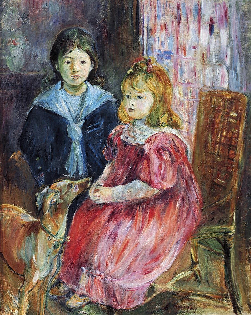 Portrett av barna til Gabriel Thomas Maleri av Berthe Morisot av Berthe Morisot