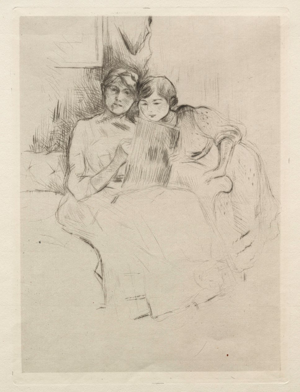 Skissering. av Berthe Morisot