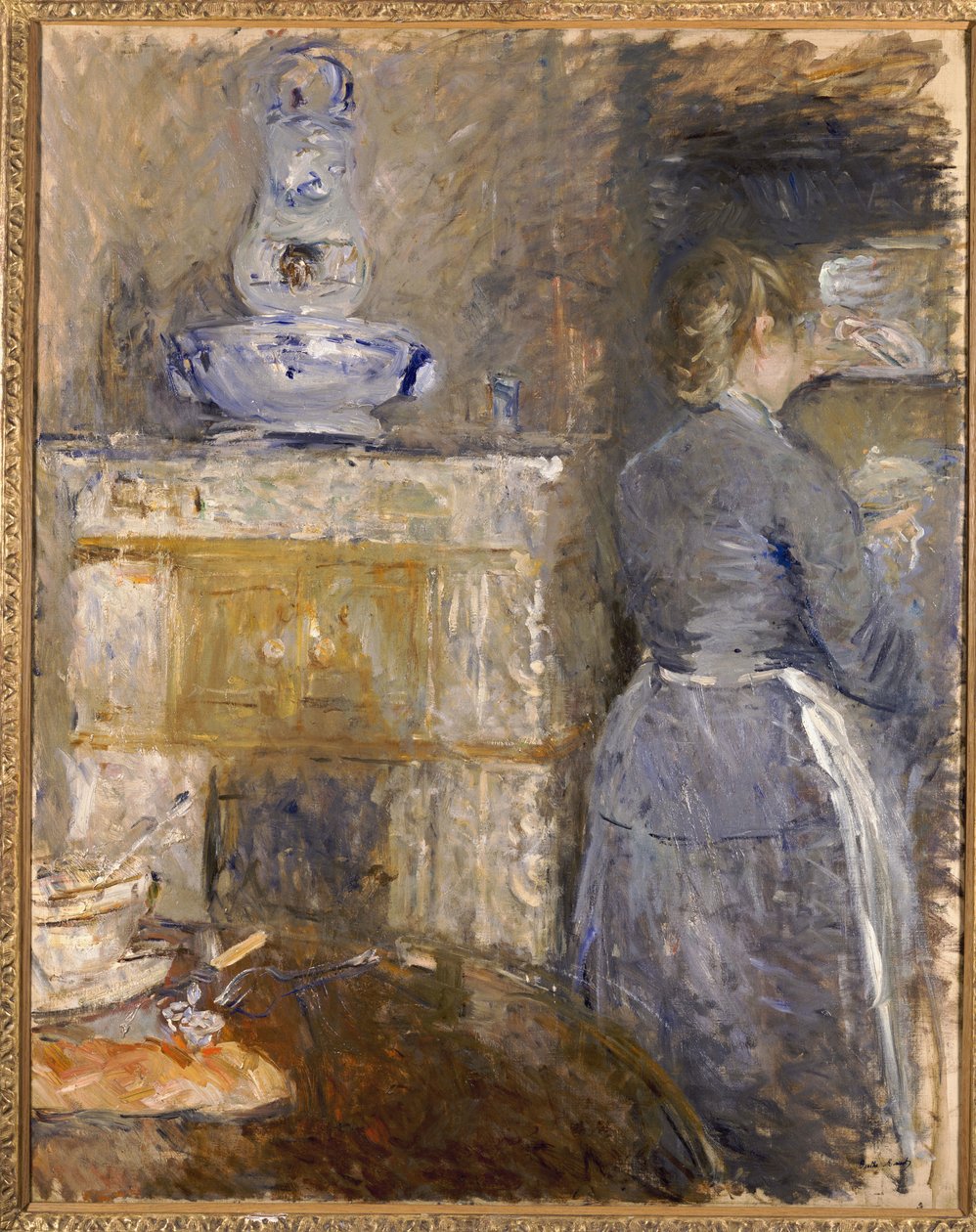Spisestuen til Rouart-familien, Avenue d"Eylau, 1880 av Berthe Morisot