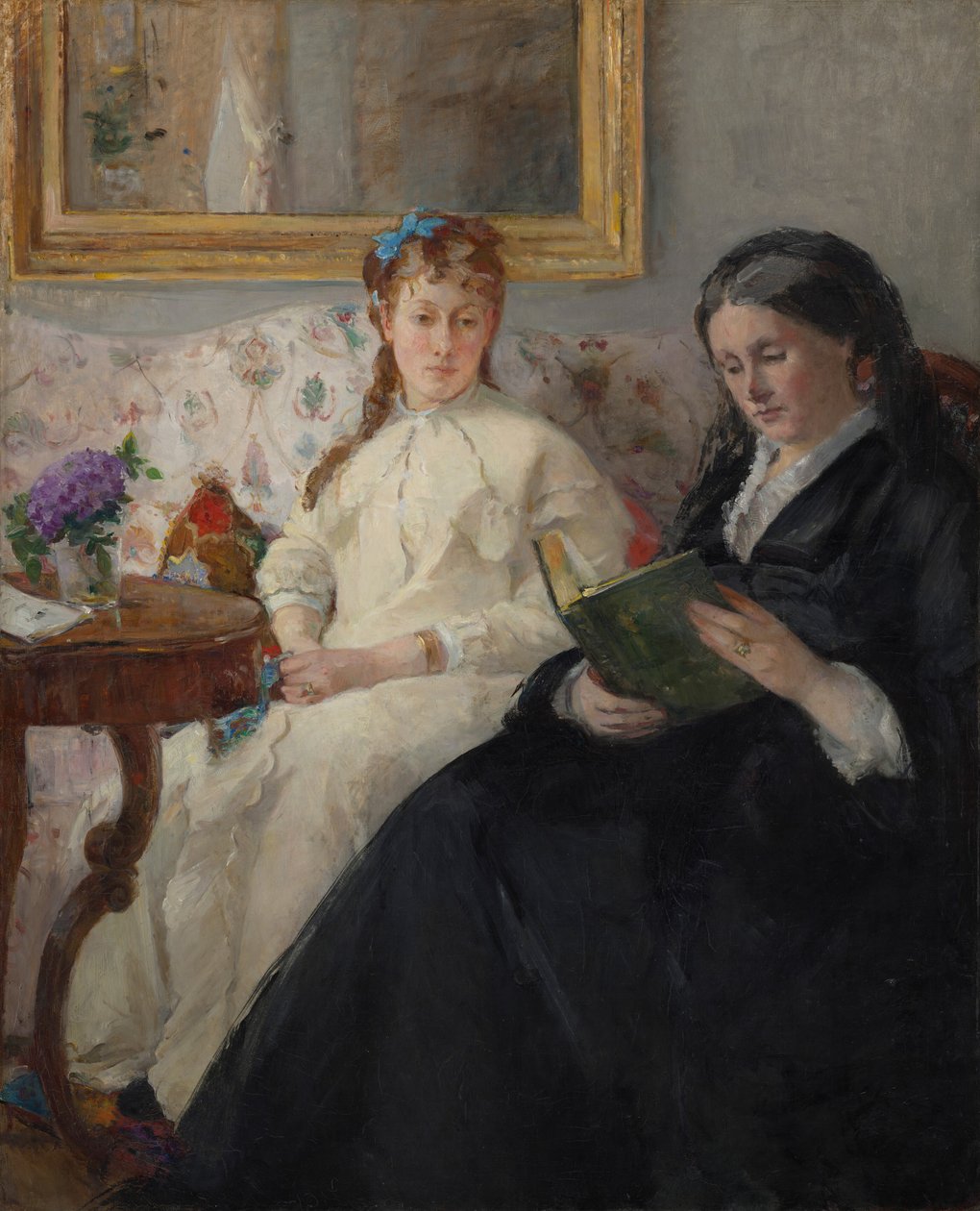 Kunstnerens mor og søster av Berthe Morisot