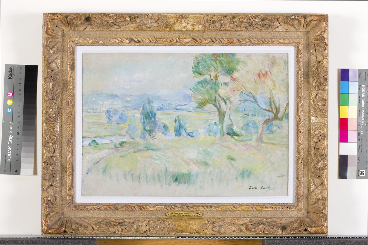 Seinedalen ved Mézy, 1891 av Berthe Morisot