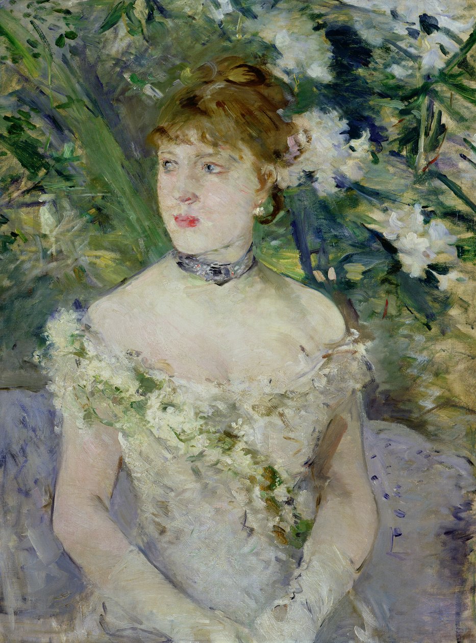 Ung jente i ballkjole av Berthe Morisot