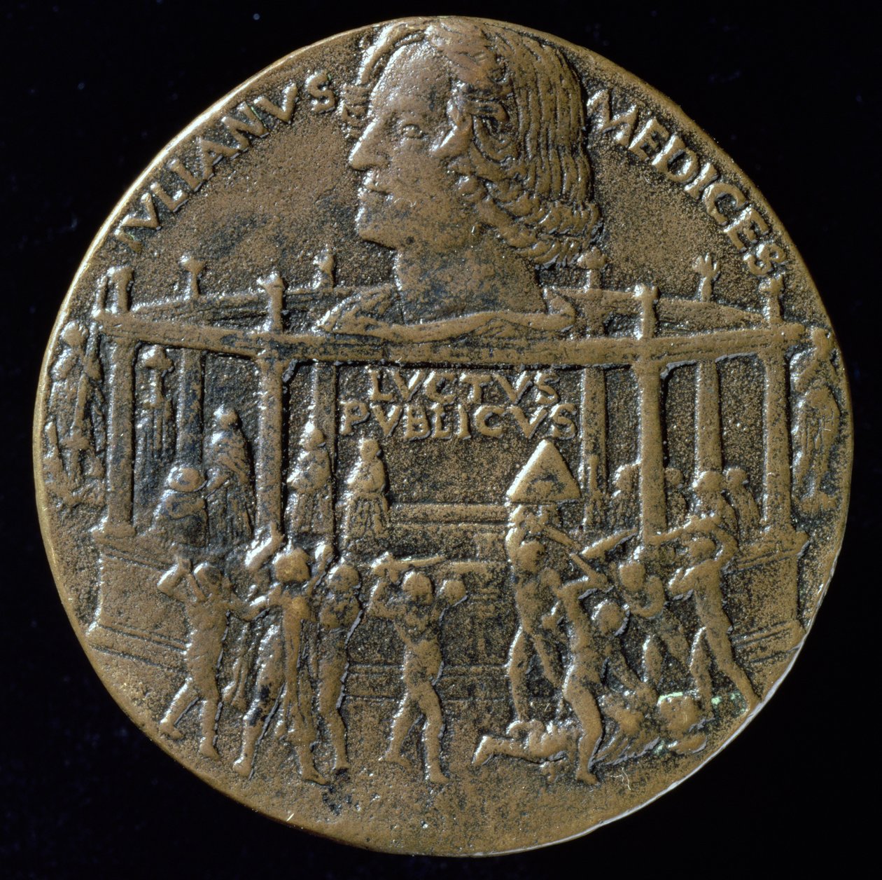Medalje med hodet til Giuliano De