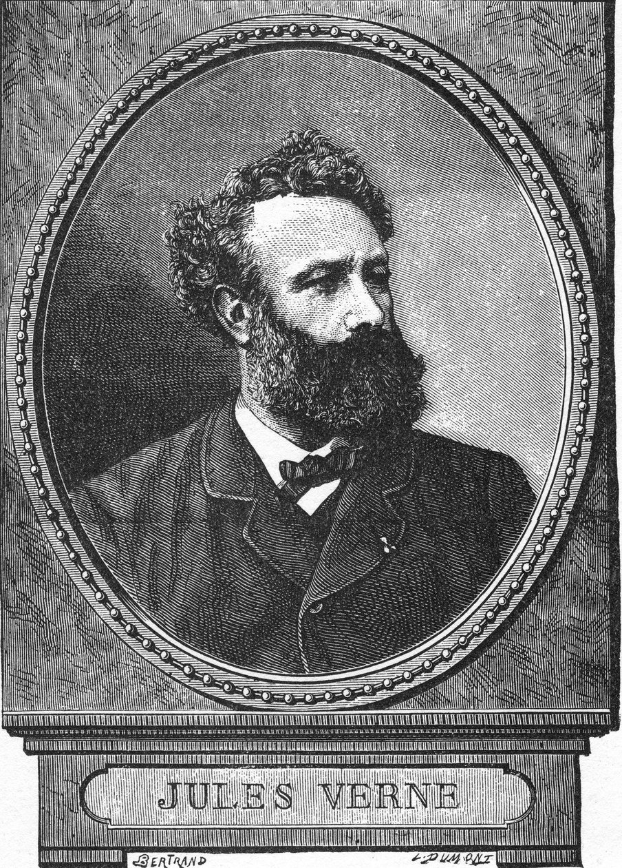 Jules Verne, samtidsportrett av Auguste Bertrand