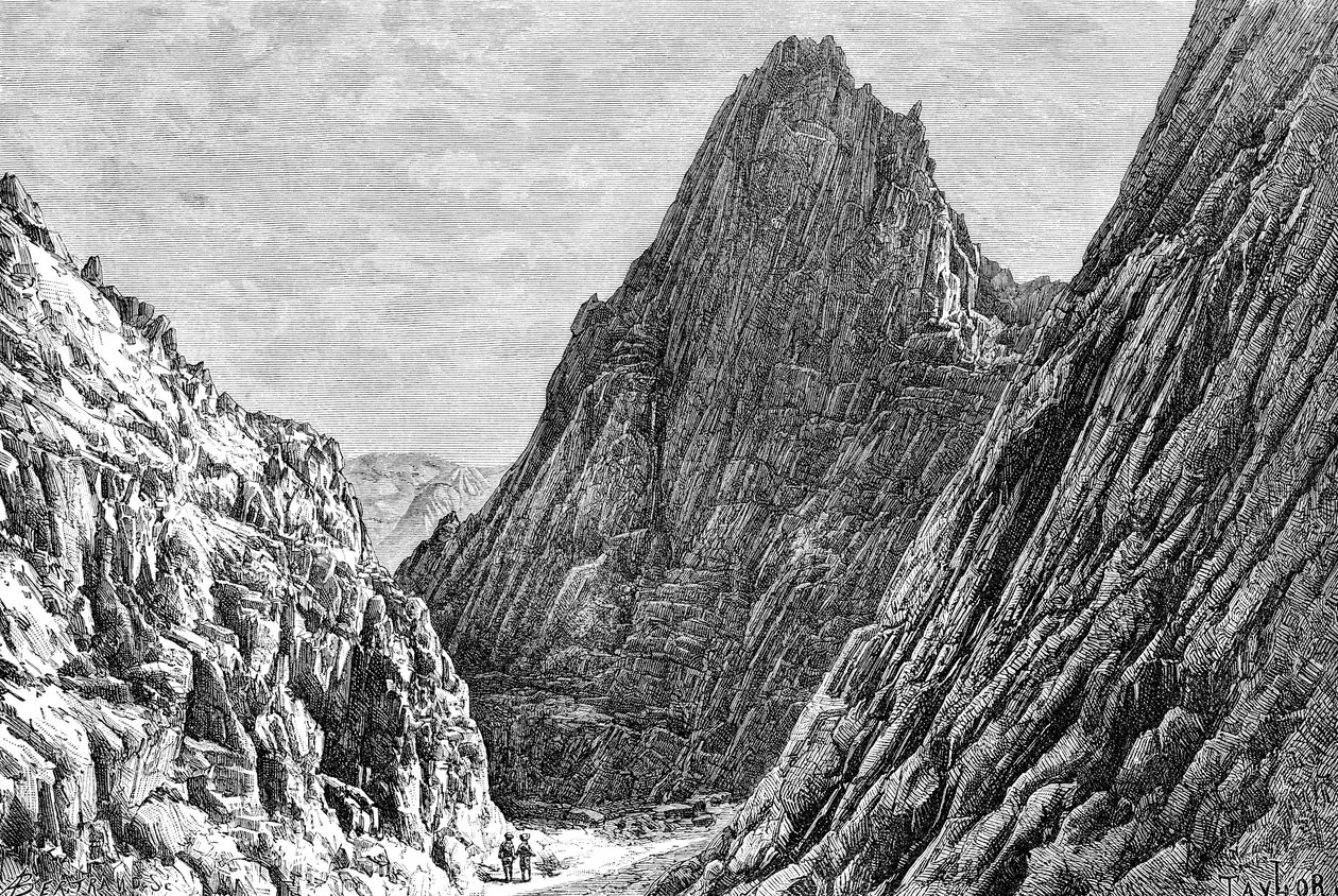 Lataband-passet, Afghanistan, 1895. av Auguste Bertrand