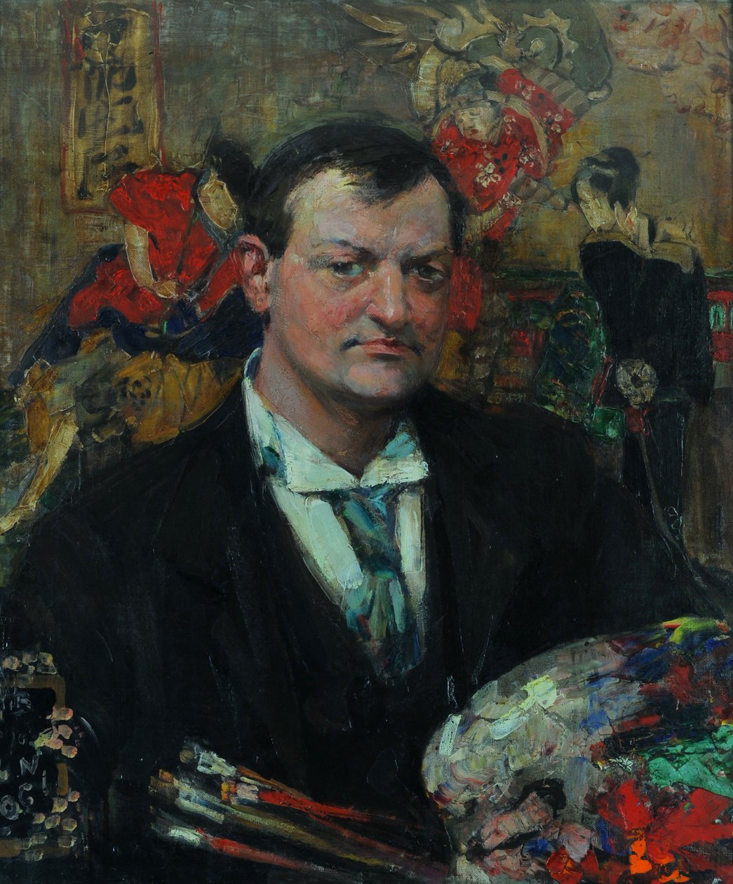 Edward Atkinson Hornel av Bessie MacNicol