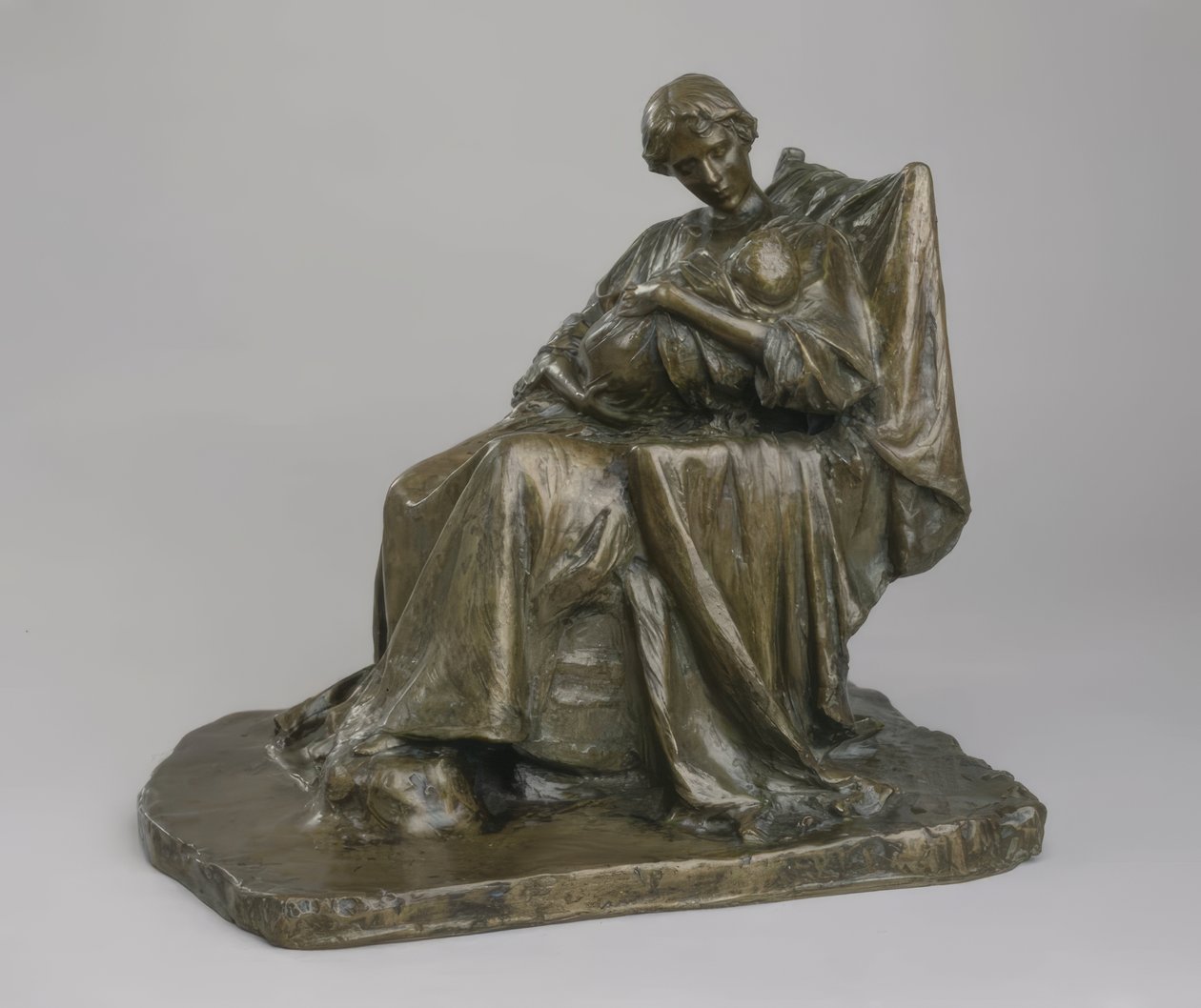 En ung mor av Bessie Potter Vonnoh