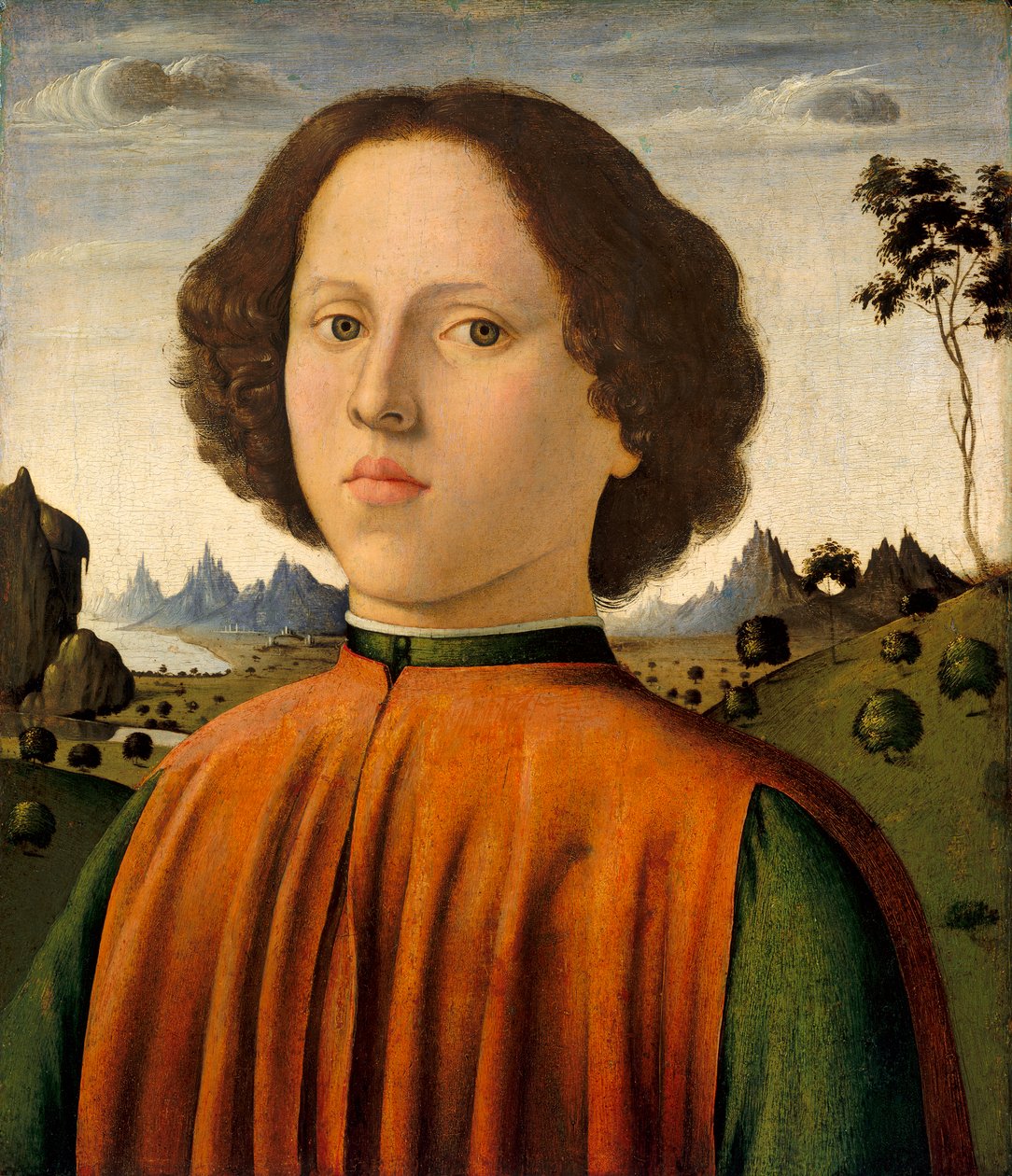 Portrait of a Boy, ca. 14761480 (olje og tempera på panel) av Biagio d