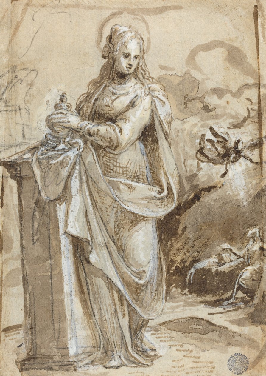 Maria Magdalena [verso] av Biagio Pupini