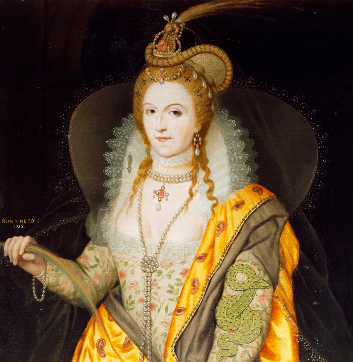 Elizabeth I (olje på lerret) av Biagio Rebecca