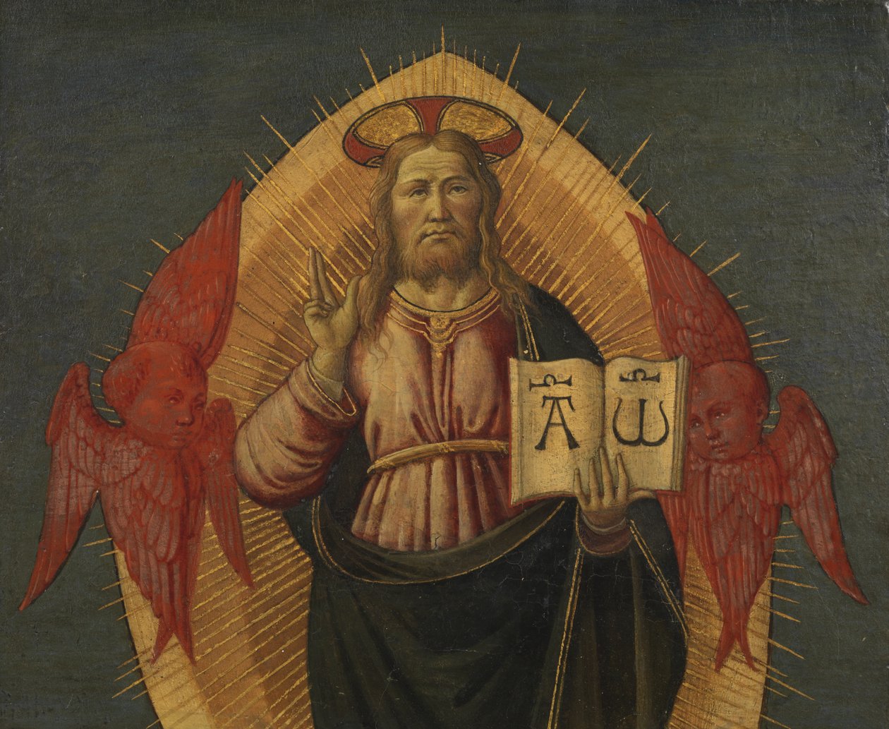 Gud Faderen i en holdning av velsignelse, ca. 1480 av Biagio dAntonio