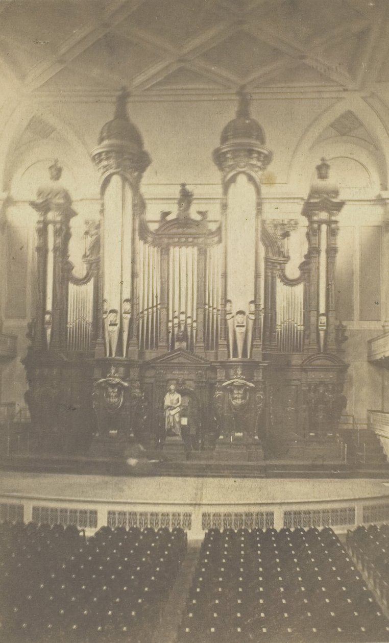 Great Organ, i Music Hall, Boston, Mass, ca. 1900-tallet. av Bierstadt Brothers