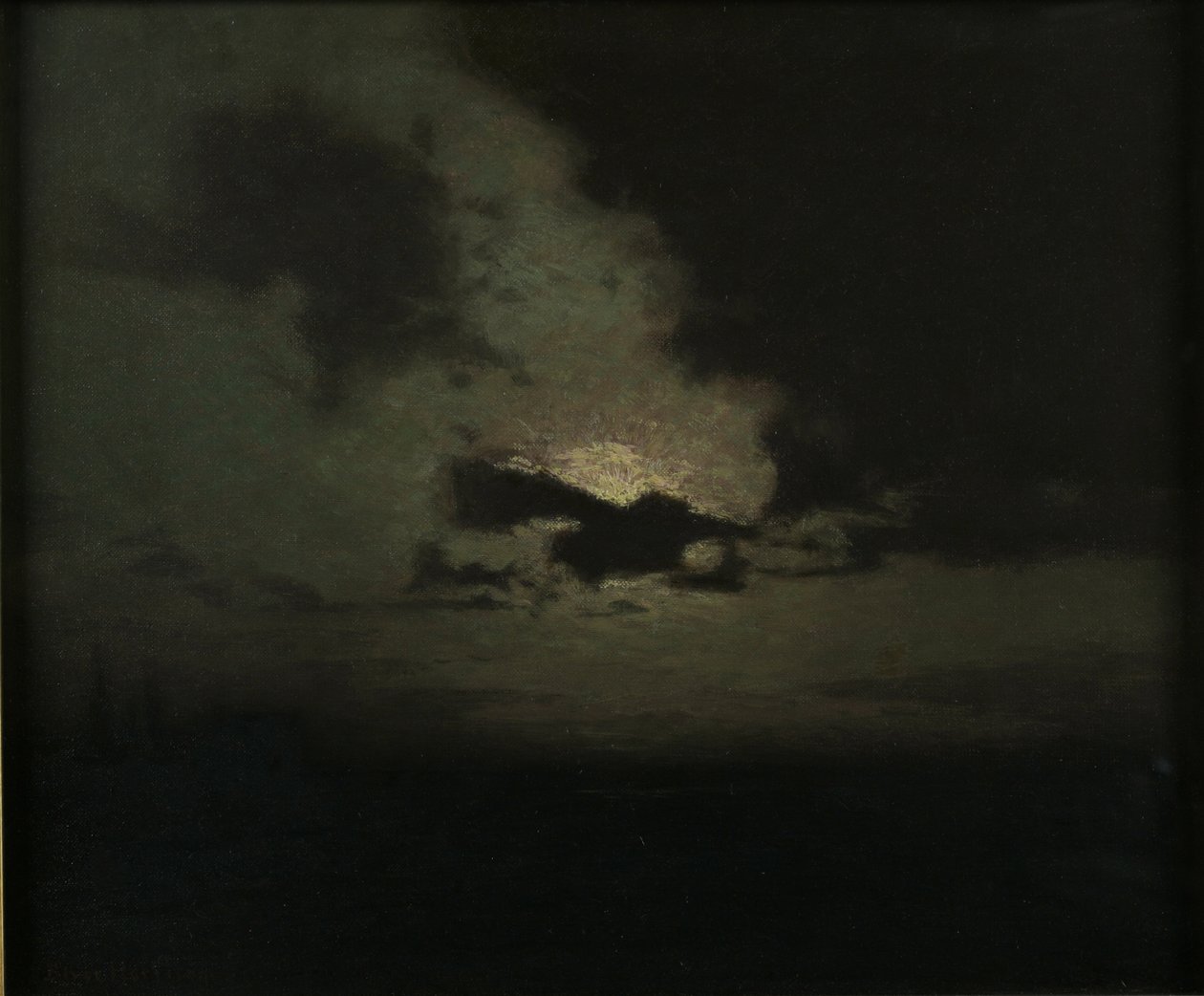 Den skjulte månen, ca. 1907 av Lowell Birge Harrison