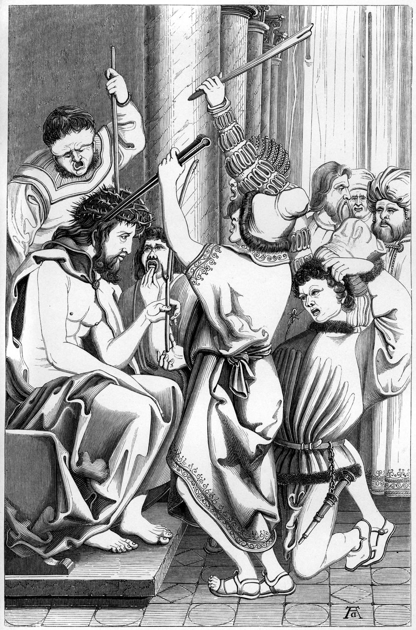 The Mocking of Christ, 1500-tallet 1849. av Bisson and Cottard
