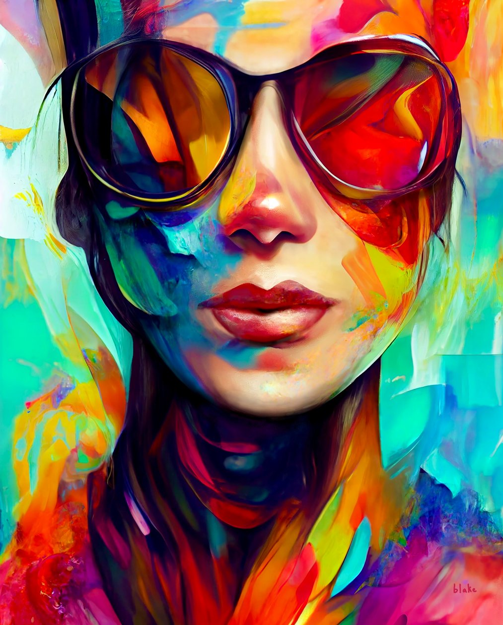Good Vibrations, ca. 2022 (Digital Art) av Blake Munch