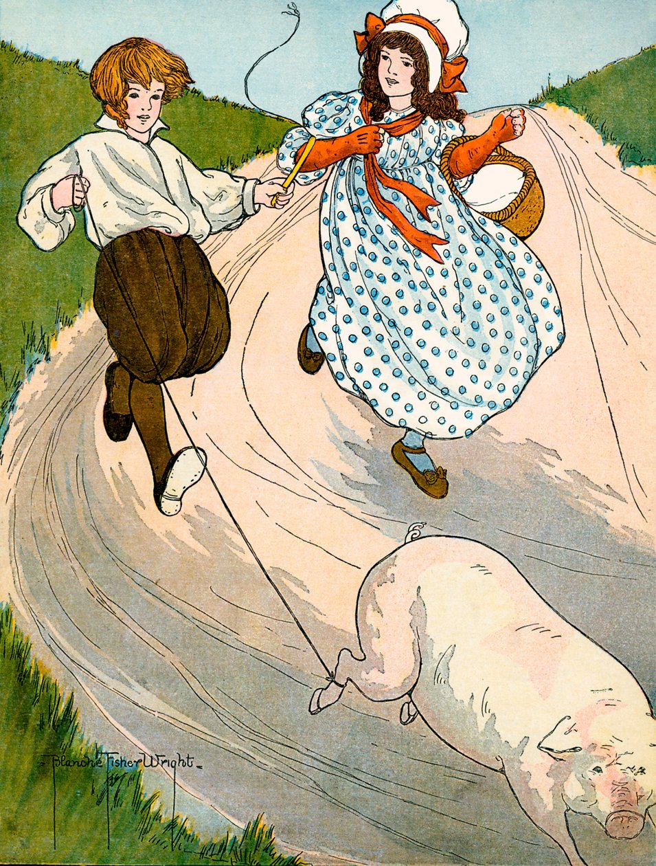 To Market, illustrert av Blanche Fisher Wright av Blanche Fisher Wright