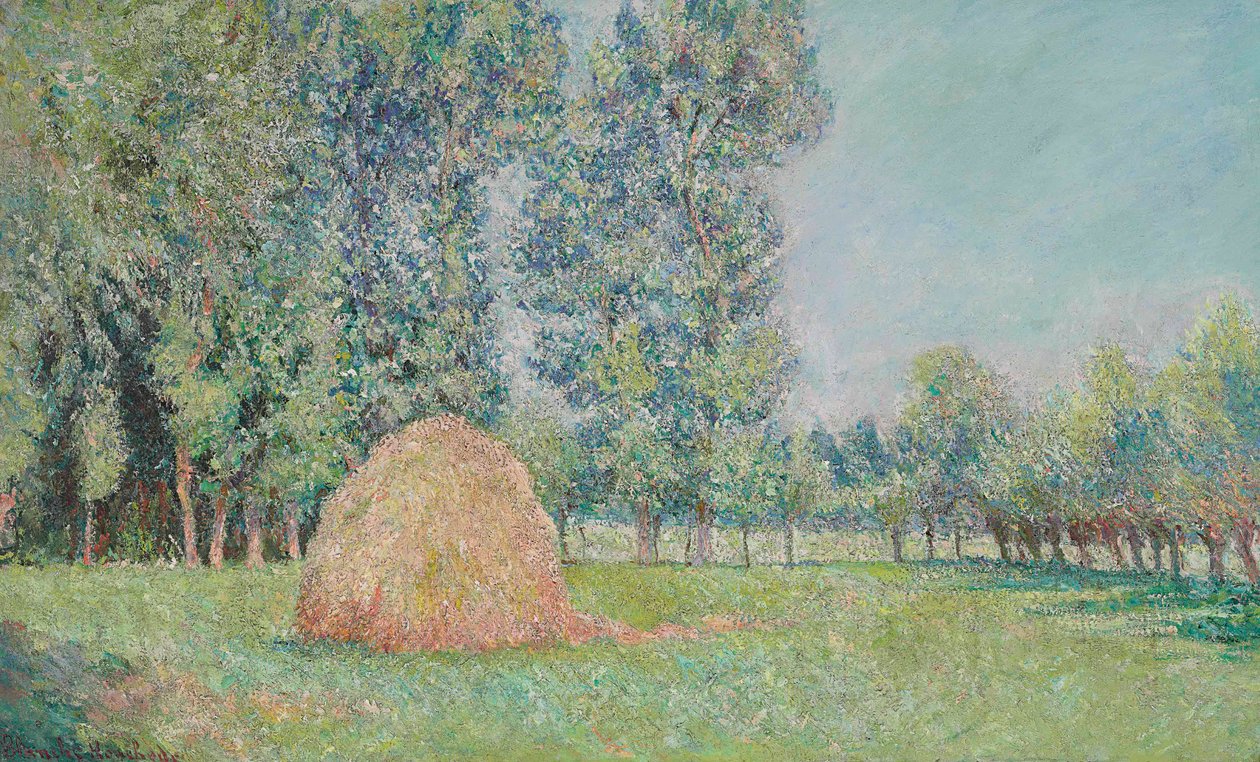 Kvernstenen, Plains of Ajoux, Giverny av Blanche Hoschede Monet