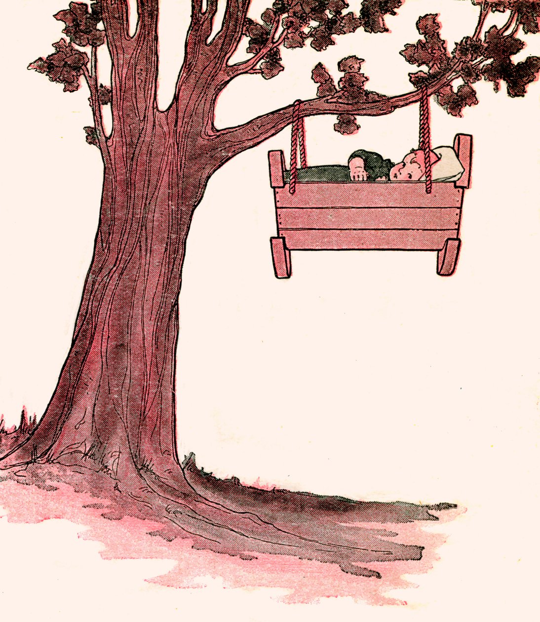 Hush-a-Bye Baby, illustrert av Blanche Fisher Wright av Blanche Fisher Wright