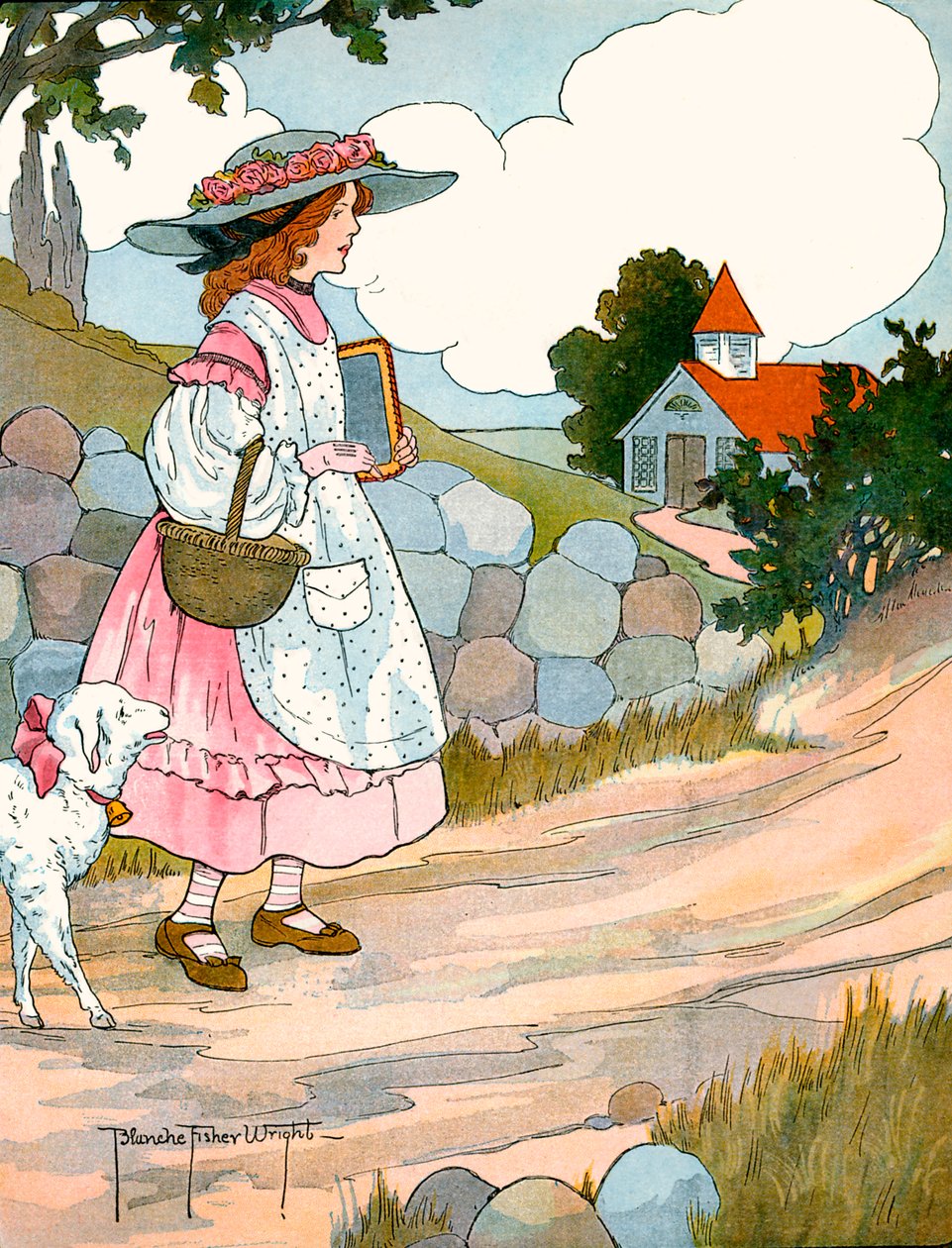 Mary Had a Little Lamb, av Blanche Fisher Wright av Blanche Fisher Wright