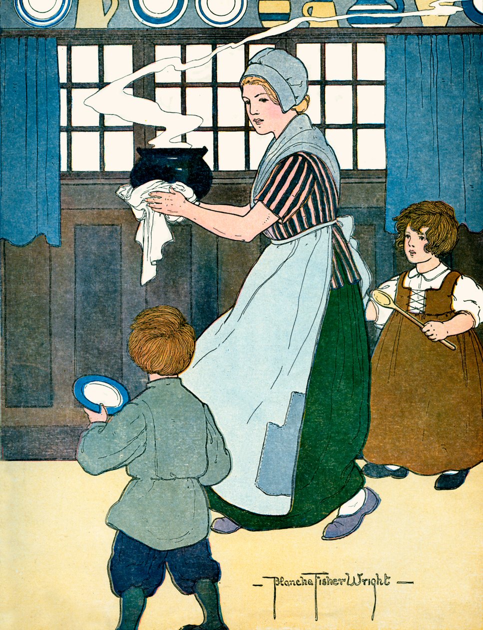 Pease Porridge Hot, av Blanche Fisher Wright av Blanche Fisher Wright