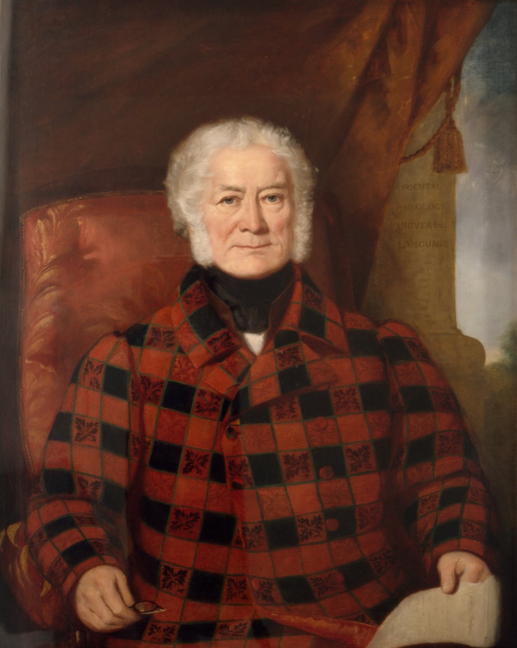 Dr John Borthwick Gilchrist (1759–1841) (olje på lerret) av Blanconi Blanconi