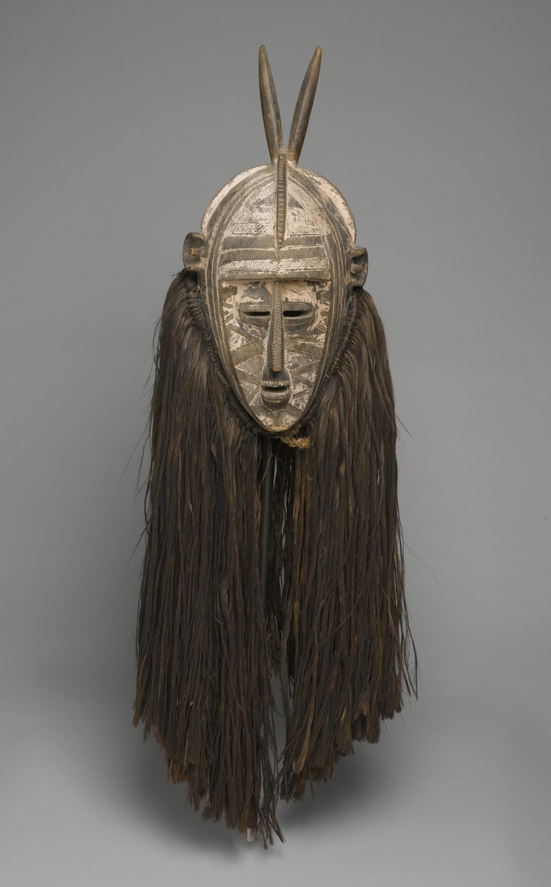 Bolo Mask, Burkina Faso (tre, pigment og fiber) av Bobo Culture Bobo Culture