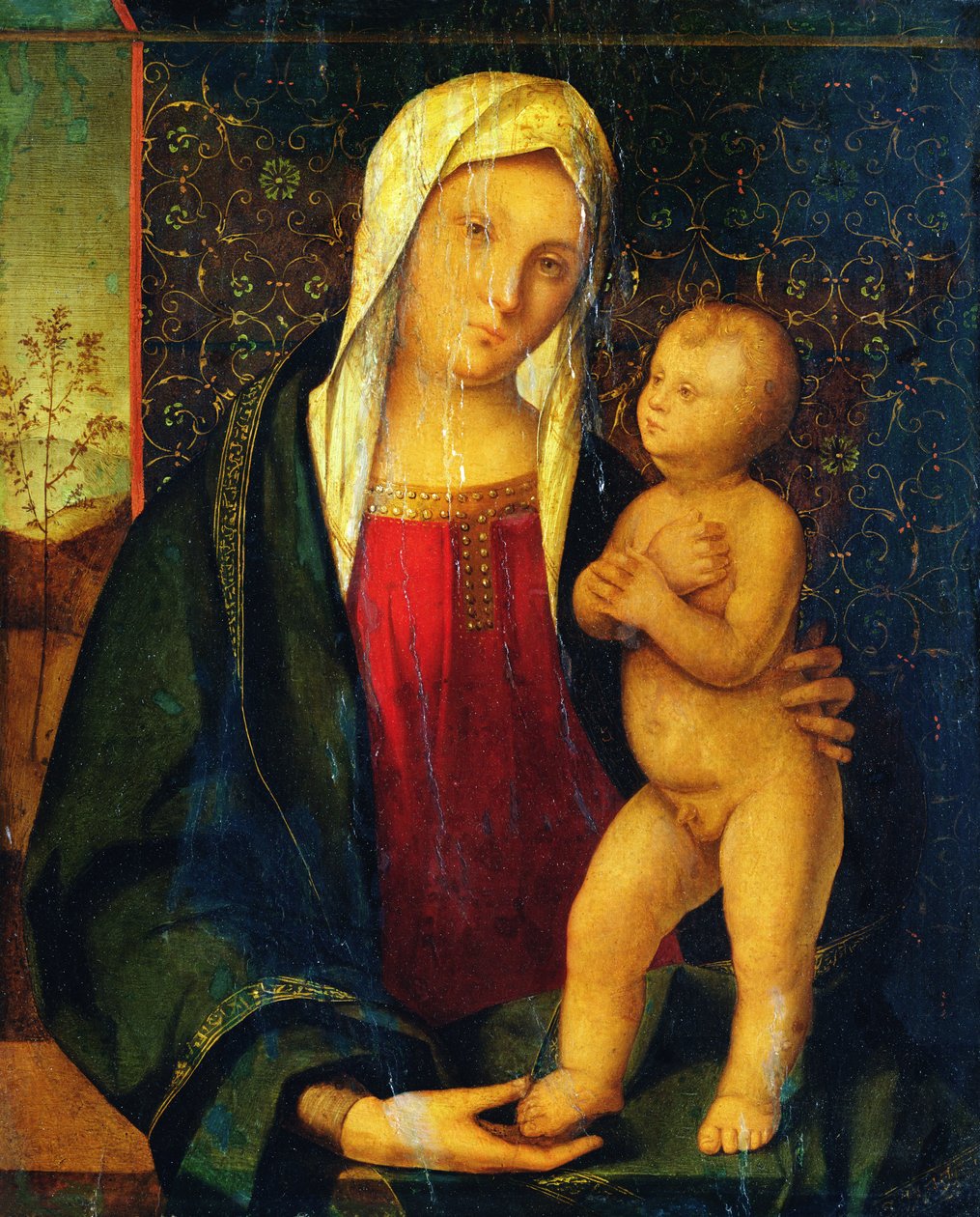 Madonna og barn av Boccaccio Boccaccino