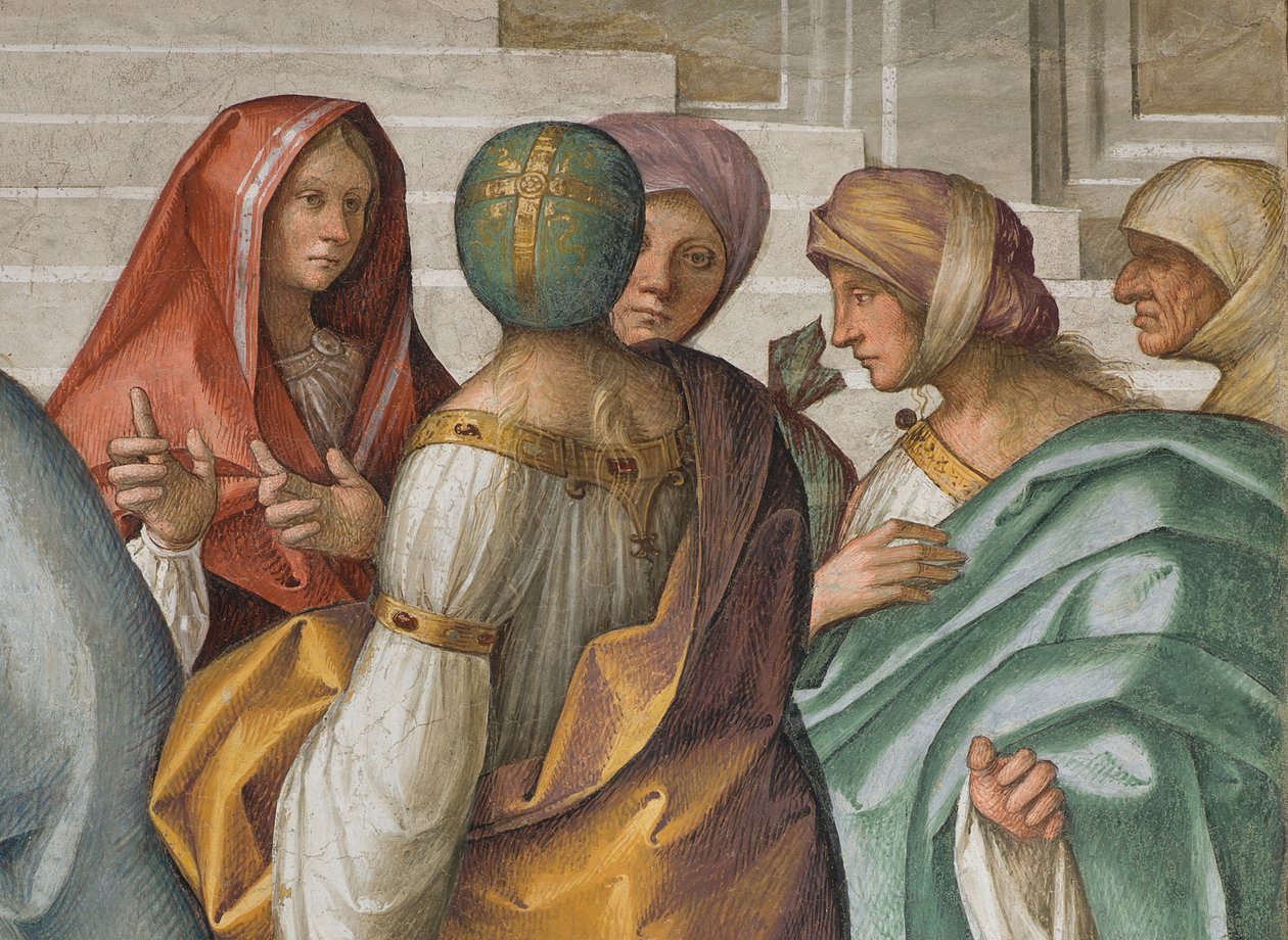 Central Nave, Second North Span, Marriage of the Virgin, Boccaccio Boccaccino 1514-15, Detalj av Boccaccio Boccaccino