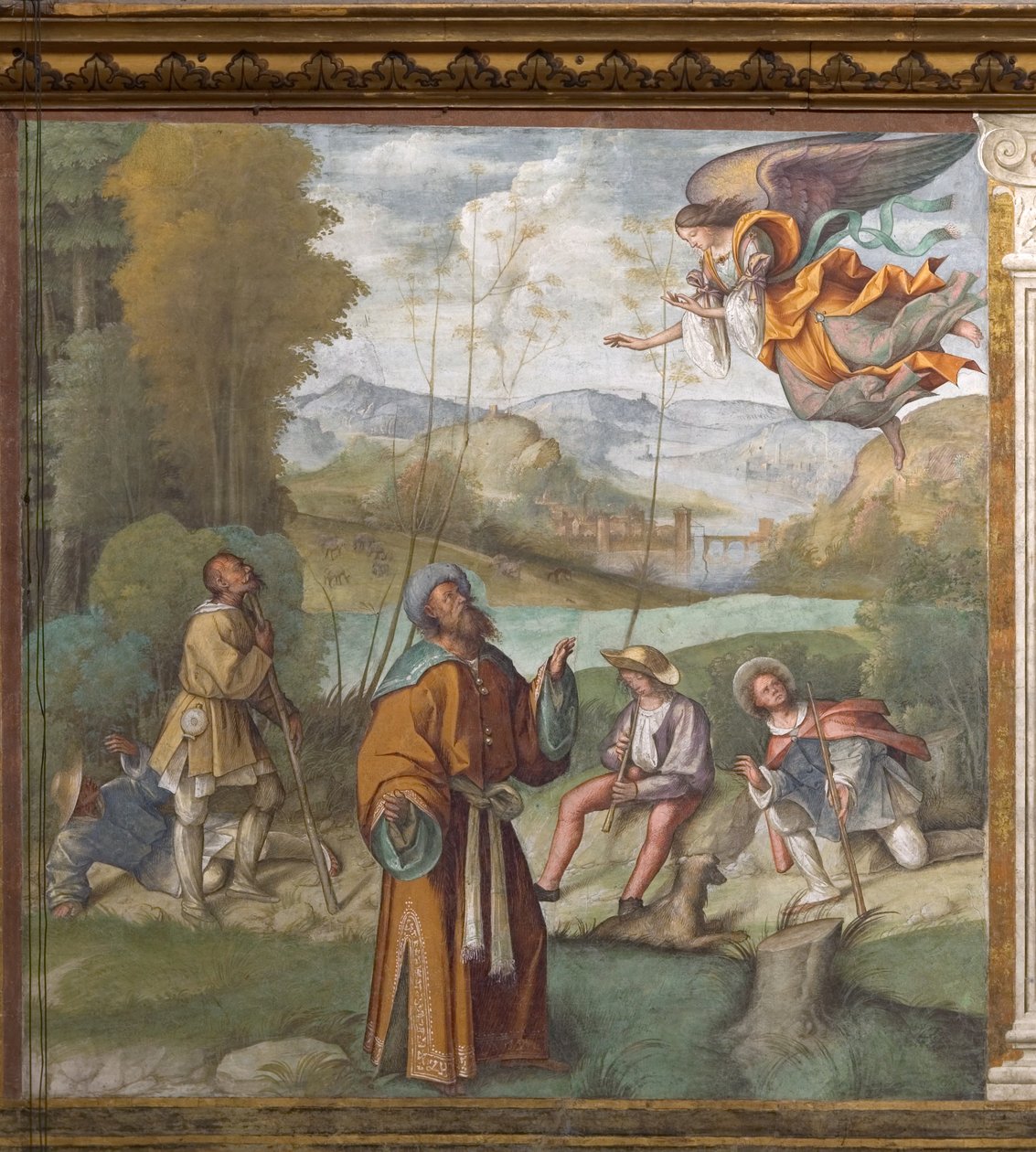 Engelens åpenbaring for den hellige Joachim av Boccaccio Boccaccino