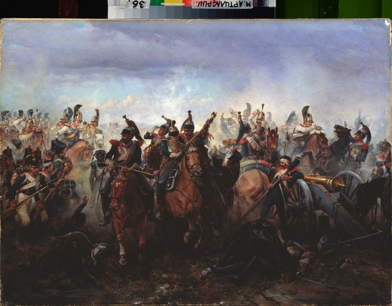 Slaget ved Fere Champenoise (Fere-Champenoise), 25. mars 1814 (Slaget ved Fer Champenois, 25. mars av Bogdan Willewalde