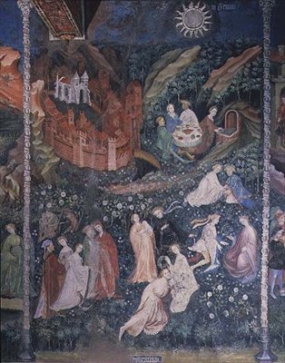 Mai måned, ca. 1400 av Bohemian School