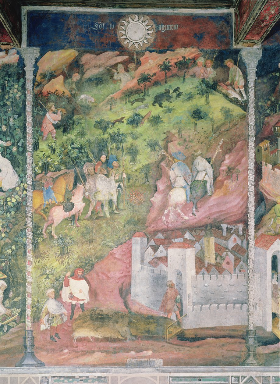 November måned, ca. 1400 av Bohemian School