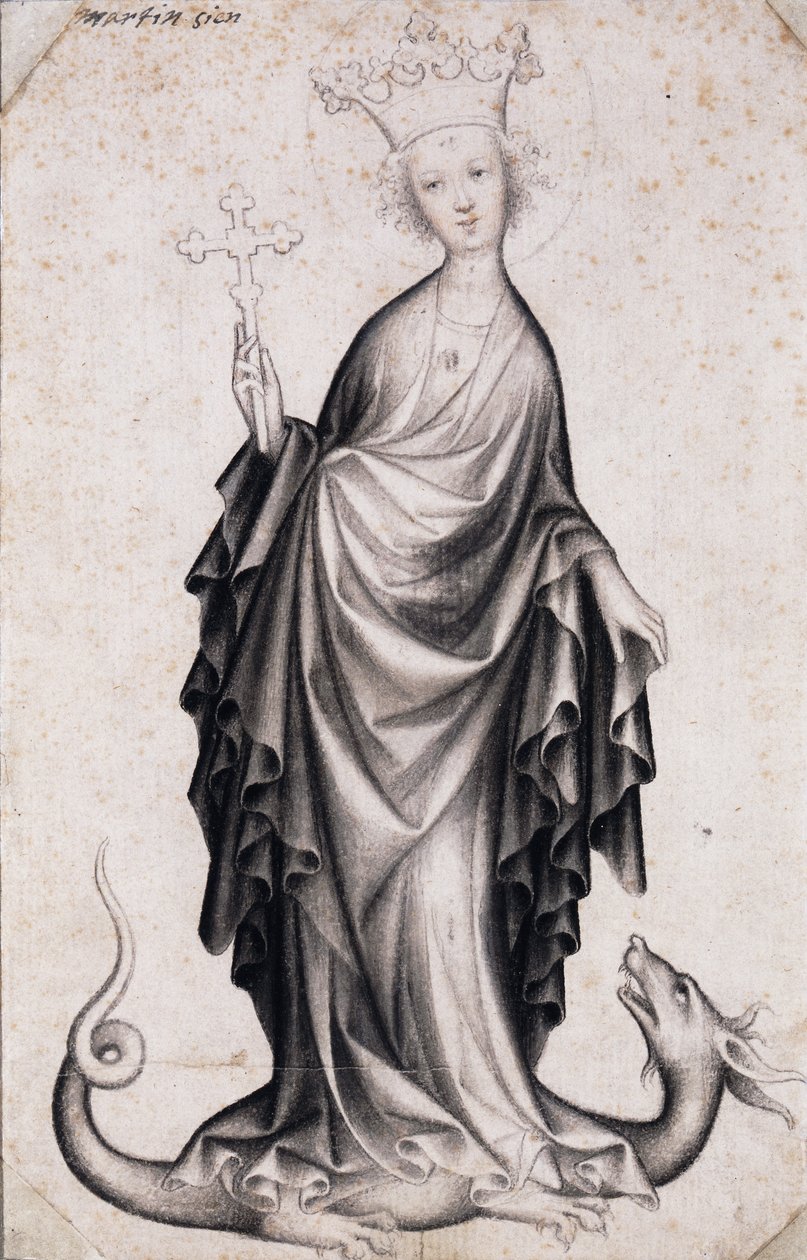 Saint Margaret, ca. 1410 av Bohemian Master