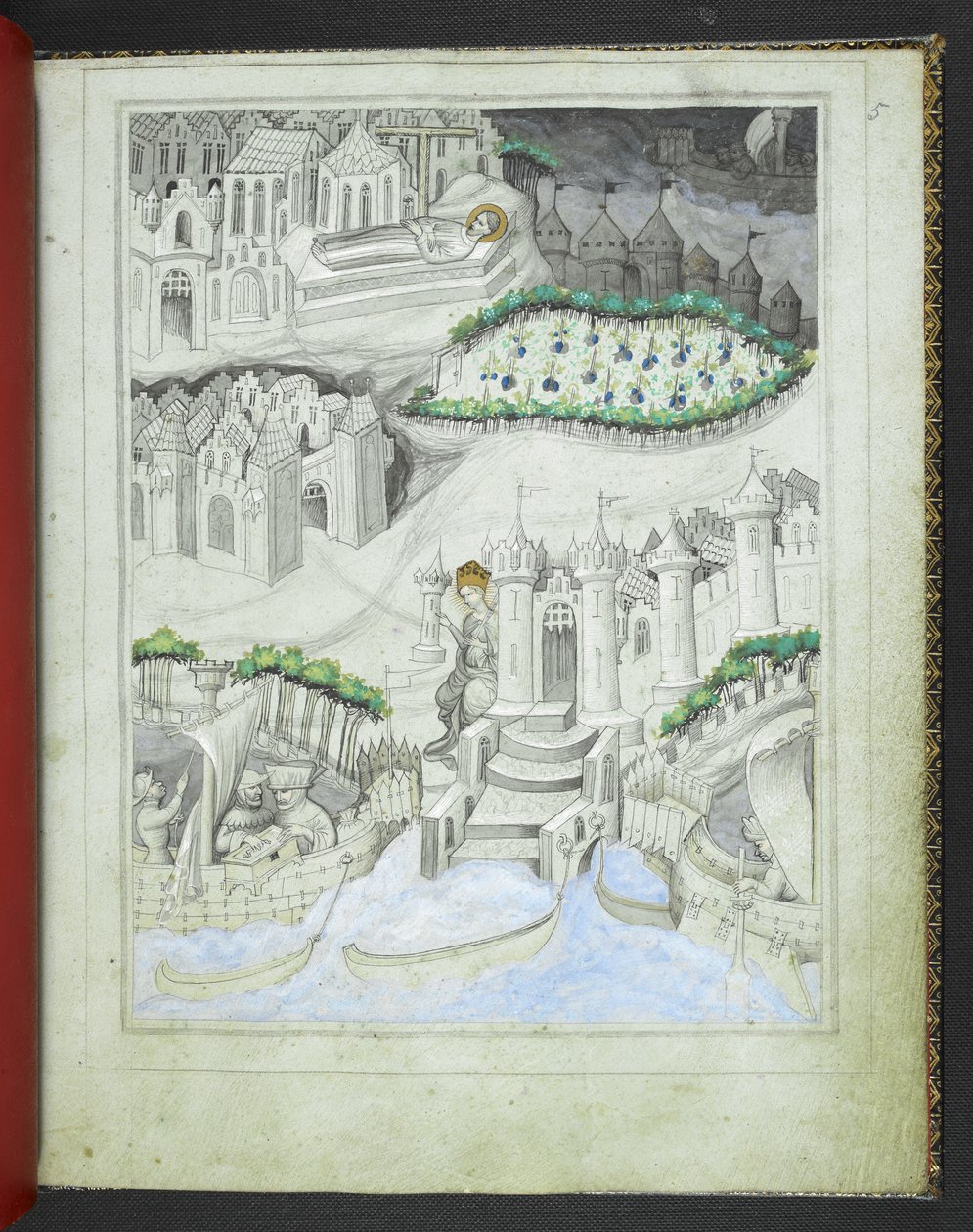 Legg til 24189, f.5r, The Island of Cyprus, fra 