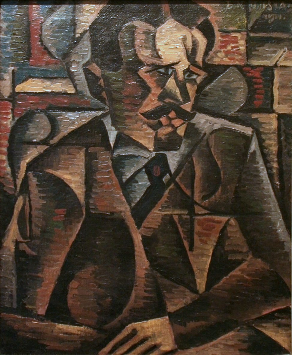 Portrett av en mann av Bohumil Kubišta