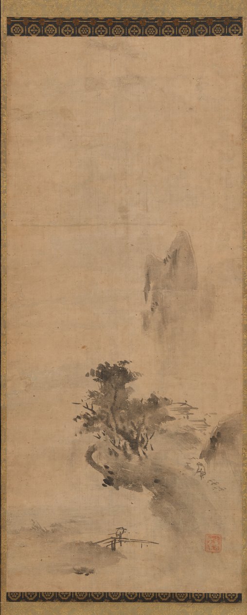 Splashed-Ink Landscape, tidlig på 1500-tallet. av Bokusho Shusho