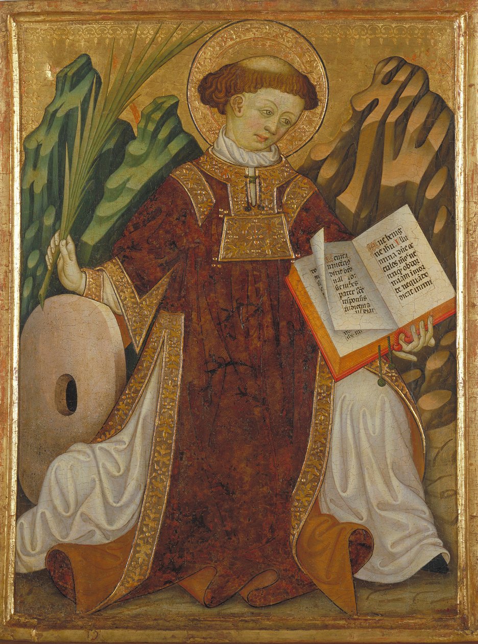 Saint Vincent, ca 1430 av Bonanat Zaortiga