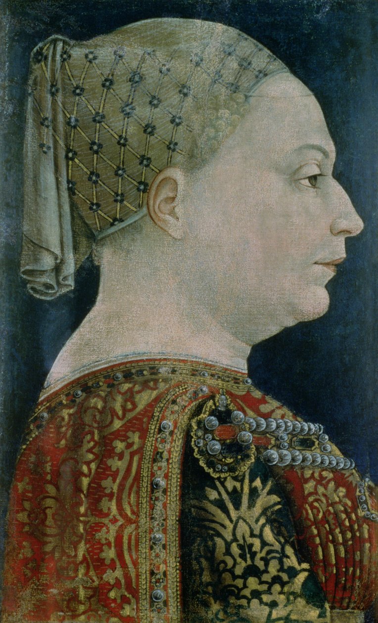 Portrett av Maria Sforza av Bonifacio Bembo