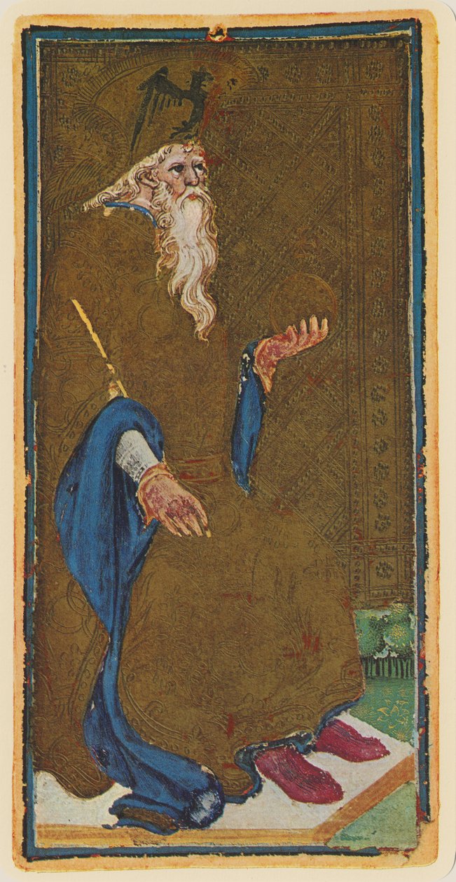 Keiseren, faksimile av et tarotkort fra 