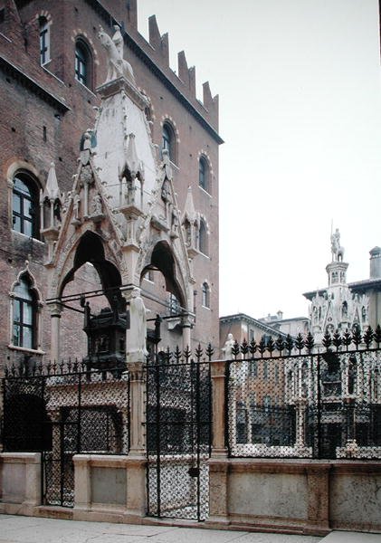 Begravelsesmonument til Mastino II Della Scala (1308-51) av Bonino da Campione