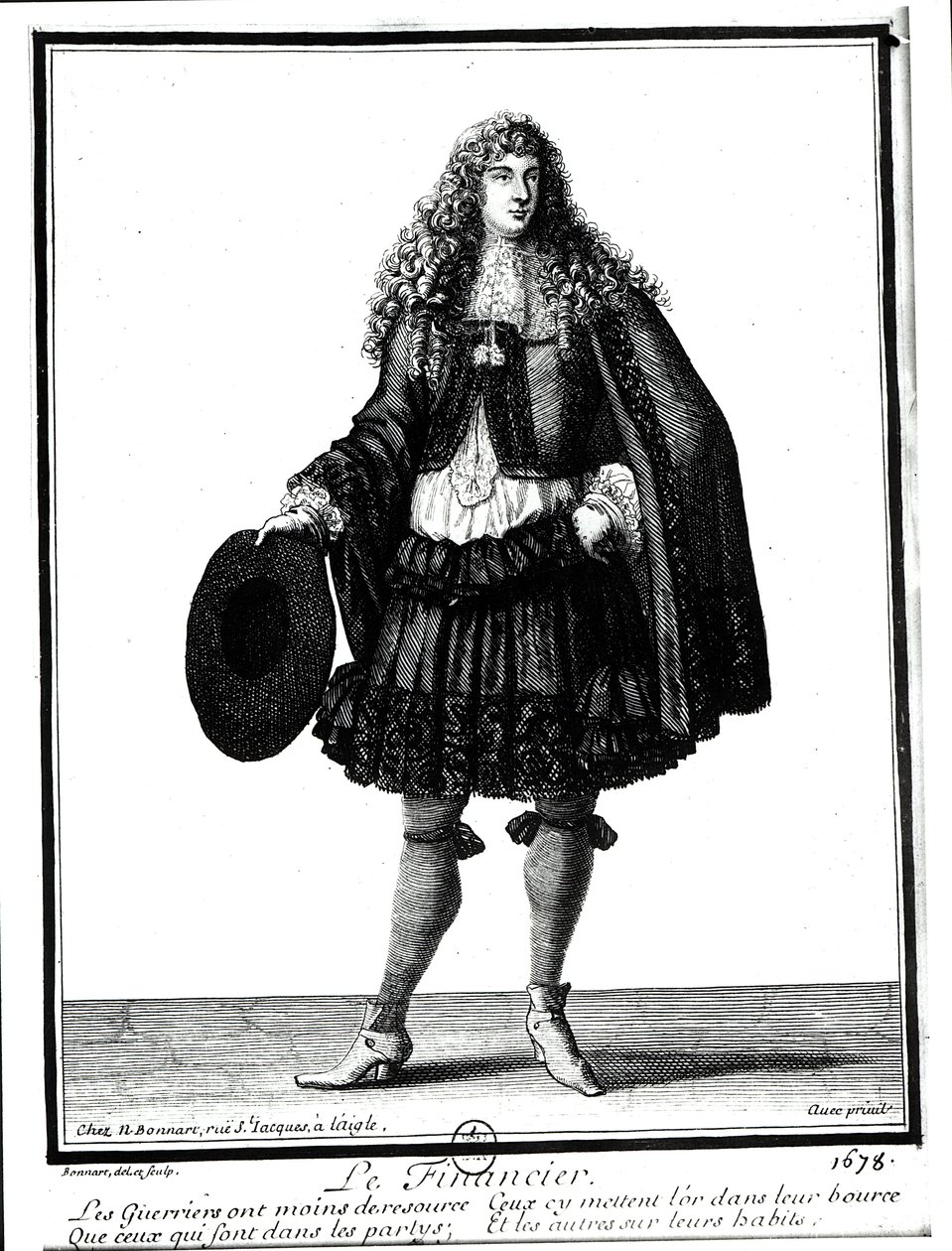 Bankmannen, 1678 av Nicolas Bonnart