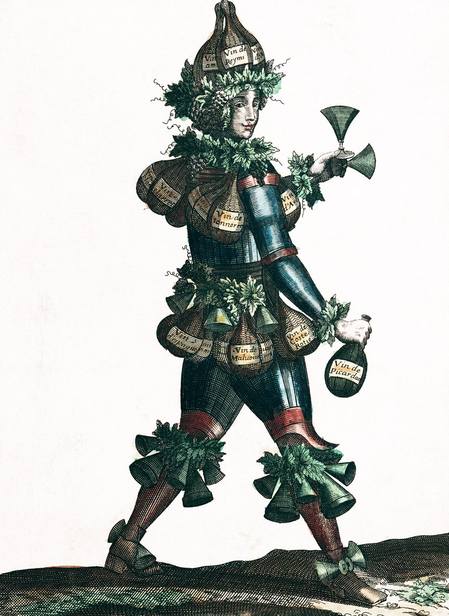 Innkeeper, allegorisk kostymedesign av Nicolas Bonnart