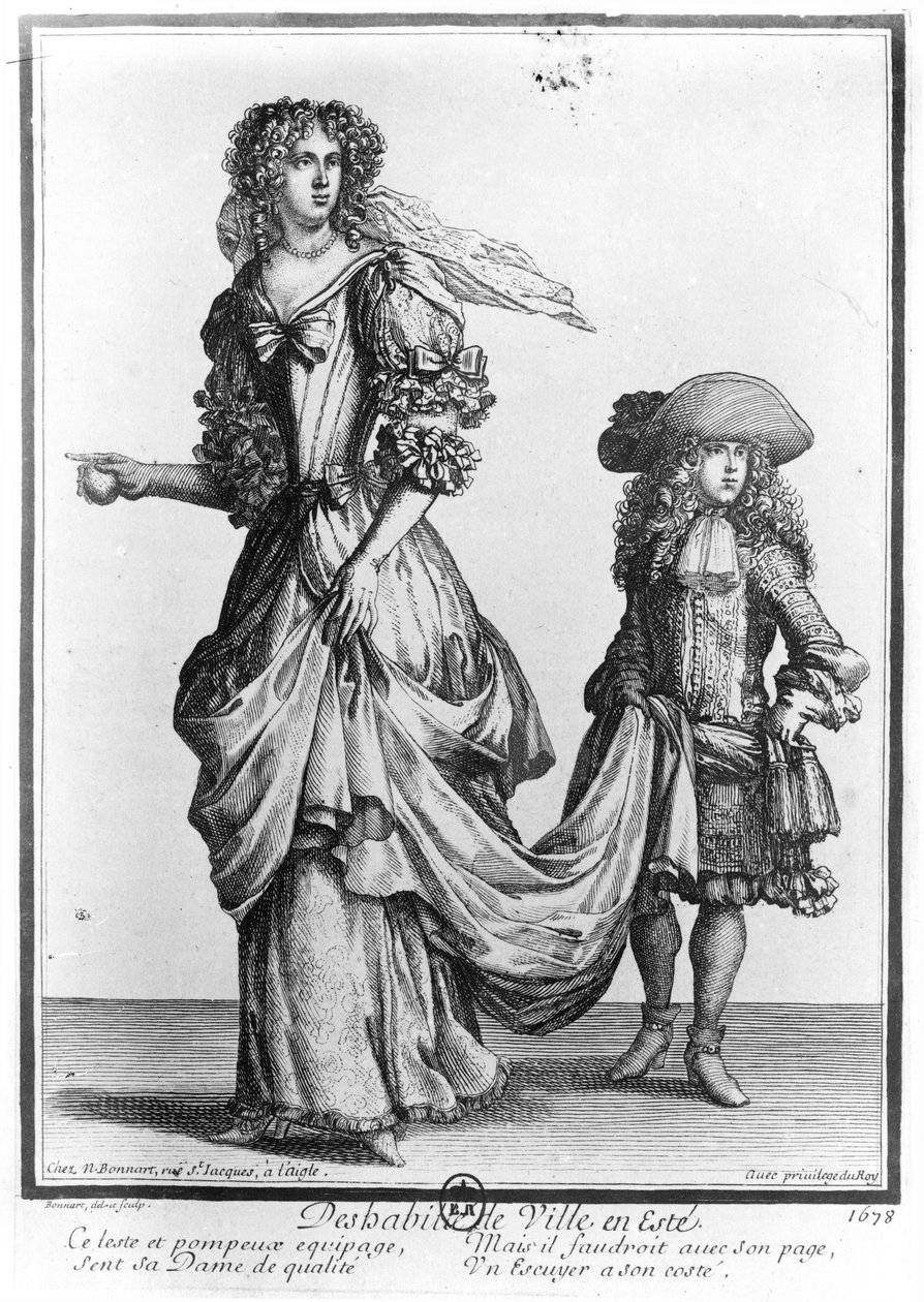 Sommerbykjolen, 1678 av Nicolas Bonnart
