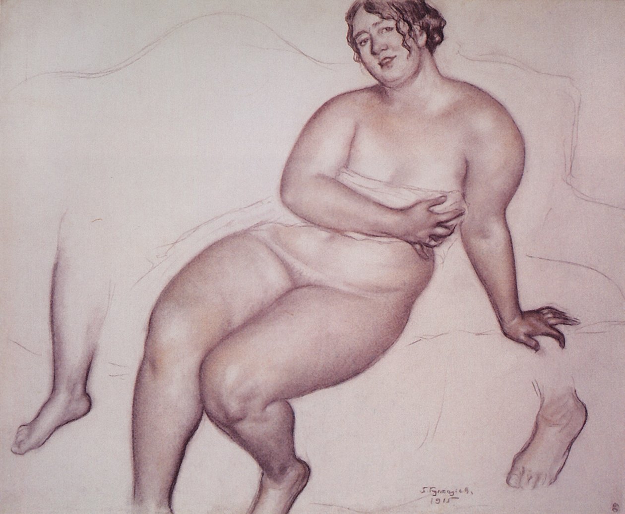 . , n av Boris Mikhailovich Kustodiev