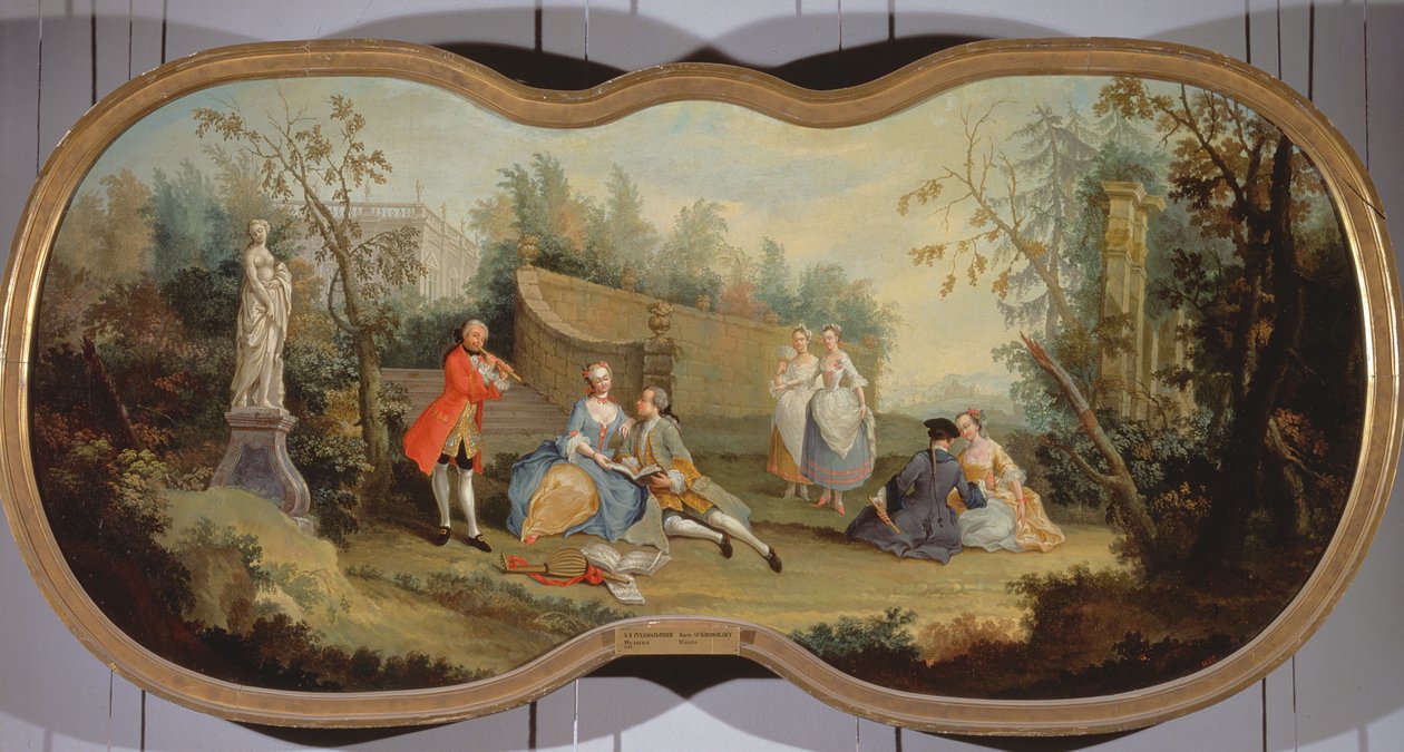 Musikk, 1754 av Boris Vasilievich Sukhodolsky